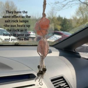 Himalayan salt rock charm